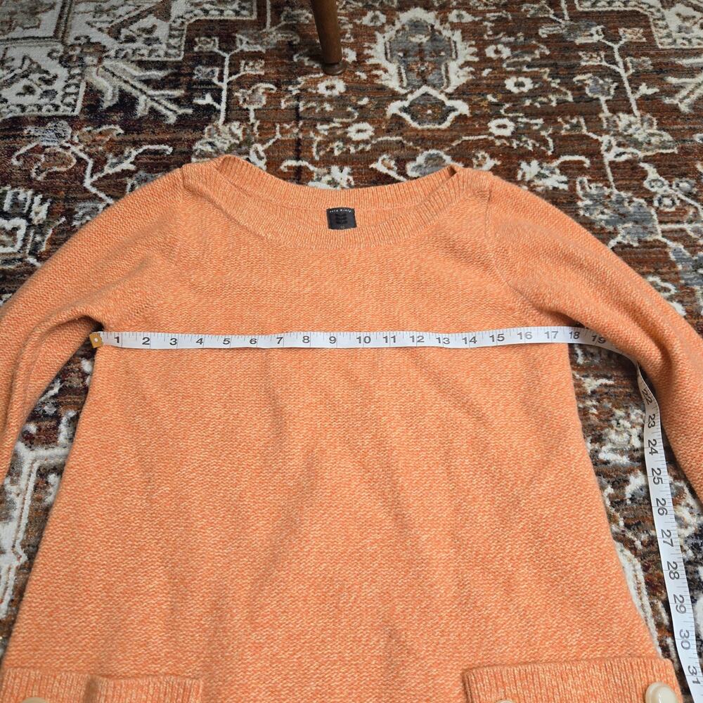 Orla Kiely Blue Vintage Inspired Dress Cashmere Wool Blend Natural Fibers - Picture 9 of 10